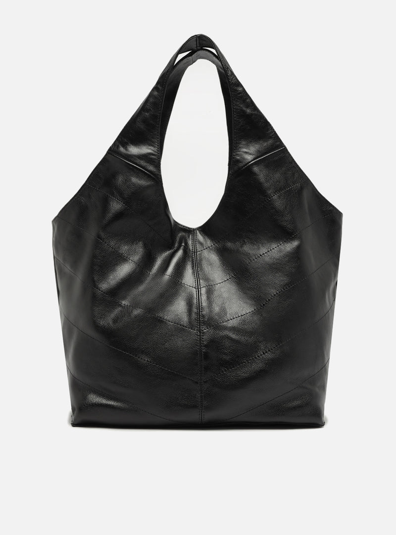 Sonya Large Leather Hobo Handbags R/26