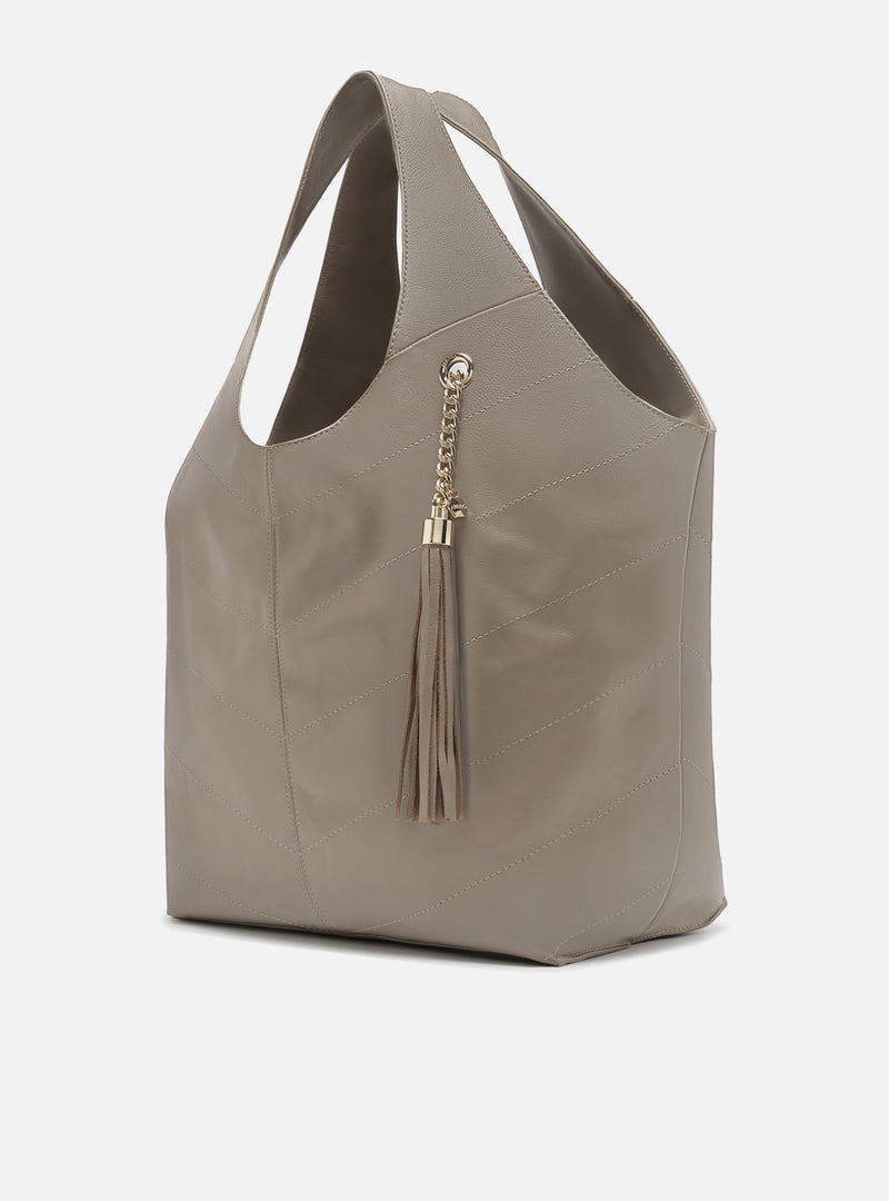 Sonya Large Leather Hobo Handbags R/26