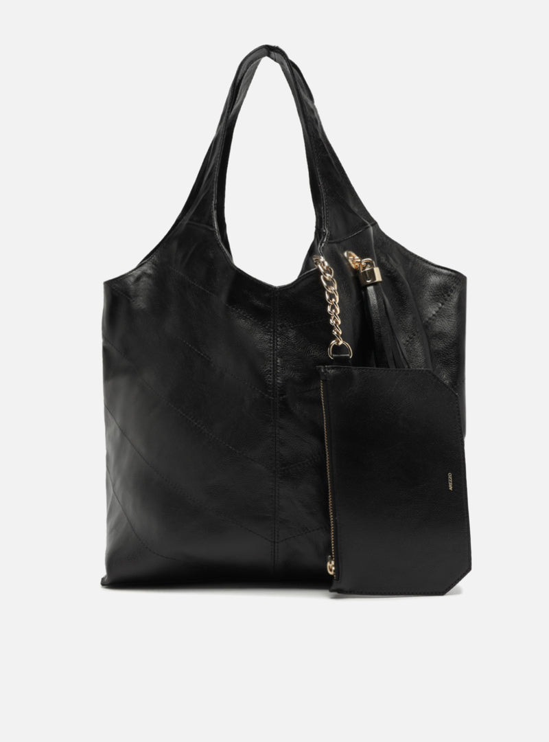 Sonya Large Leather Hobo Handbags R/26