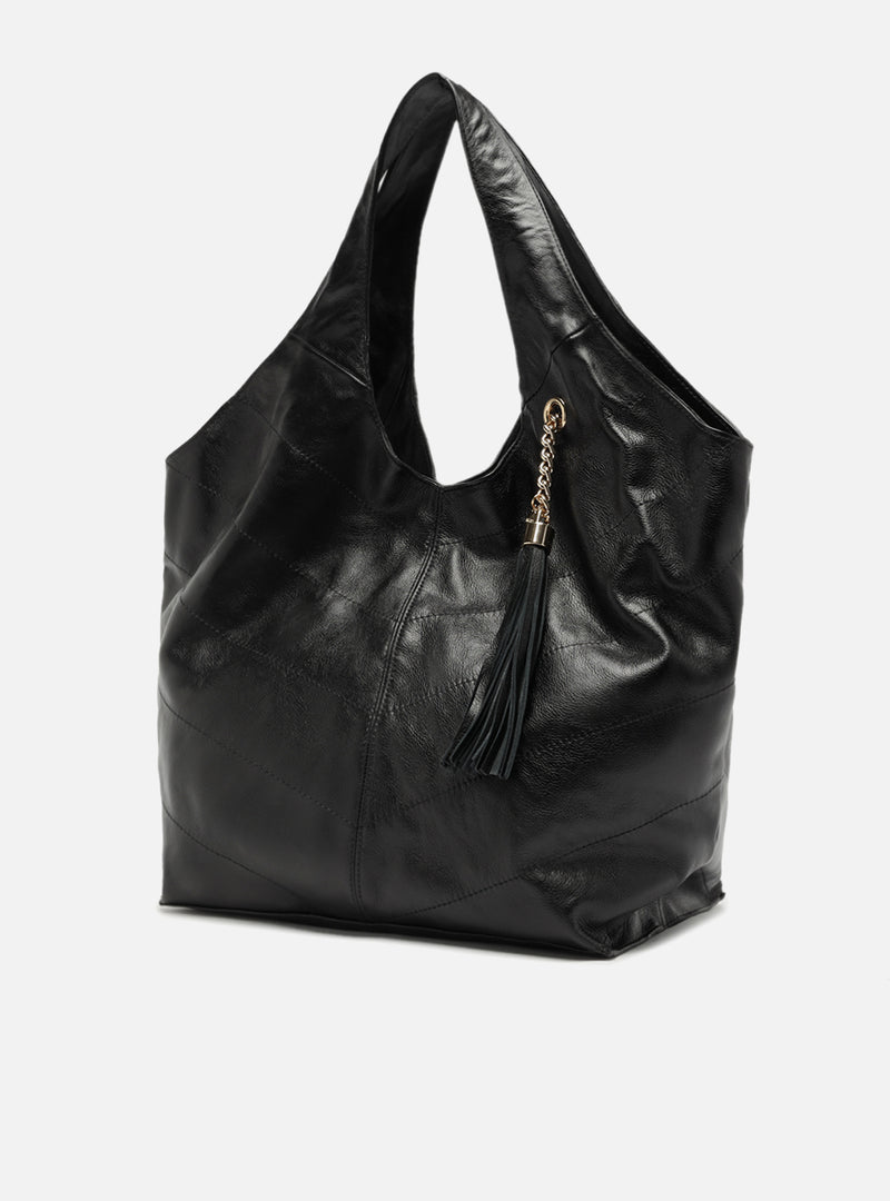 Sonya Large Leather Hobo Handbags R/26