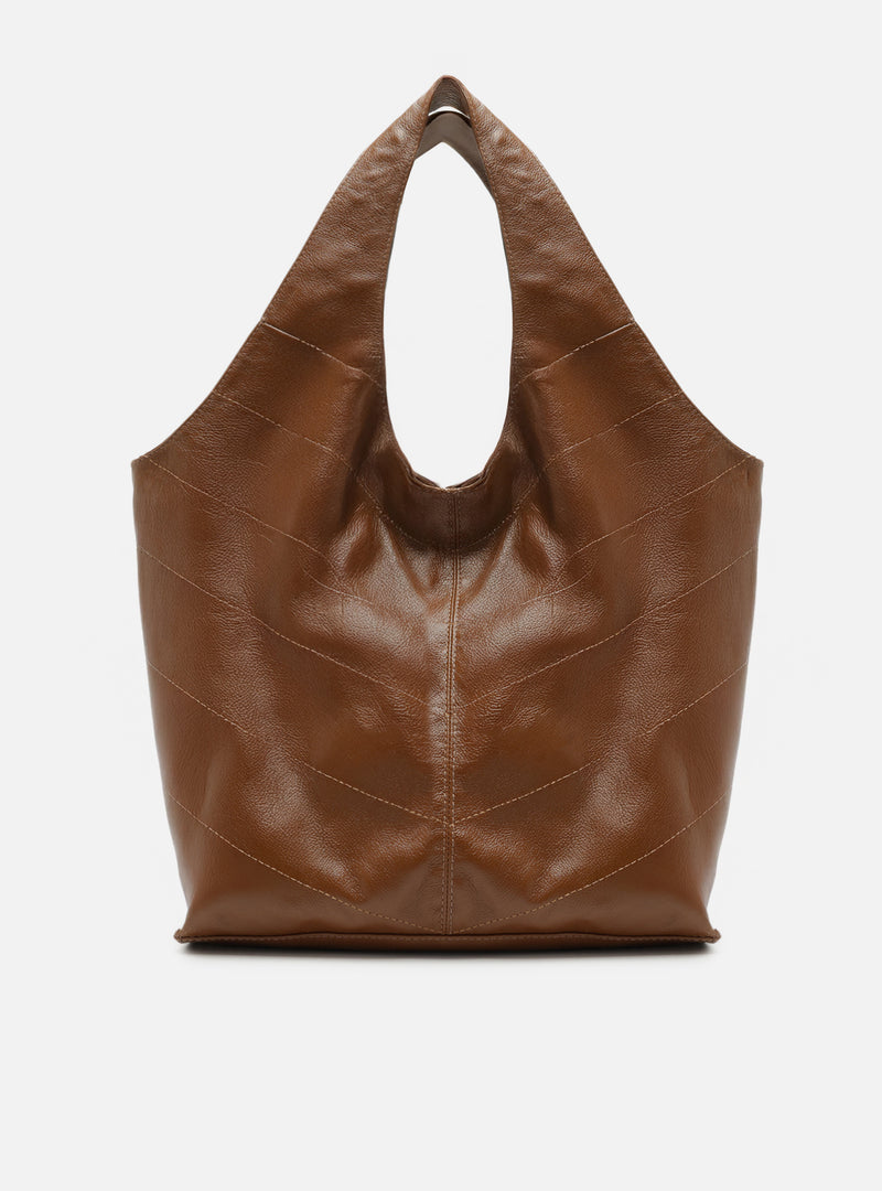 Sonya Large Leather Hobo Handbags R/26