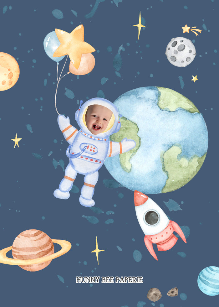 Space Birthday Invitation