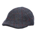 Specter Harris Tweed Wool Duckbill Cap - Stetson Hat Flat Cap Stetson Hats STW365 Navy Medium