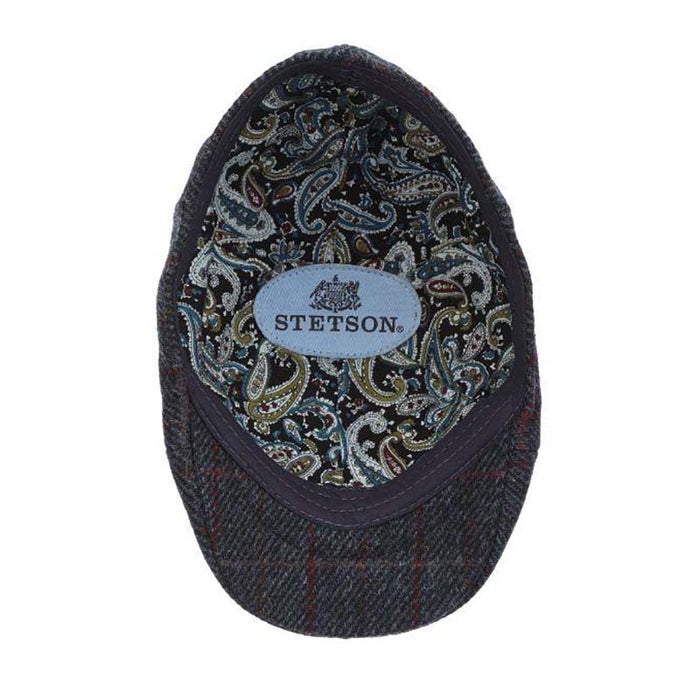Specter Harris Tweed Wool Duckbill Cap - Stetson Hat Flat Cap Stetson Hats