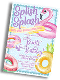 Splish Splash Birthday Invitation