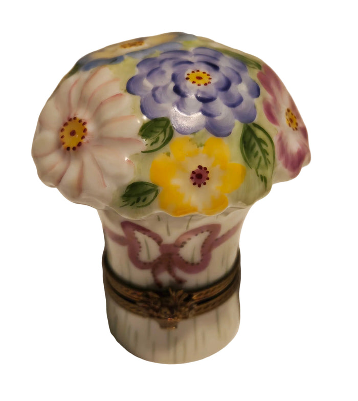 Spring Bouquet of Light Flowers Limoges Box