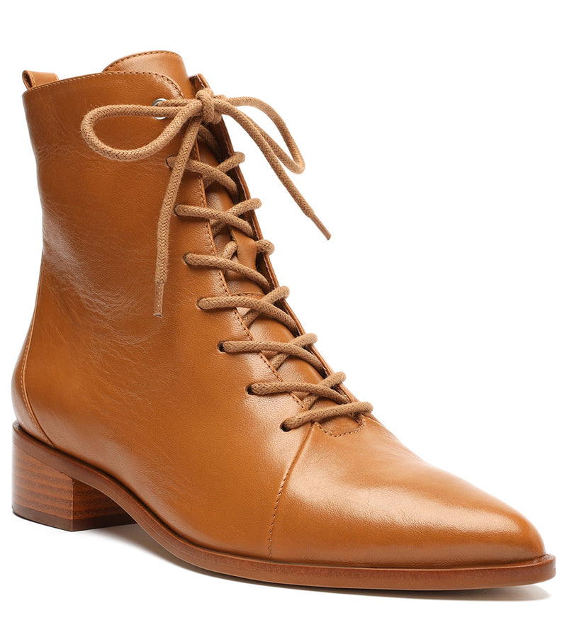 Steph Lace Up Leather Bootie Booties FALL 21