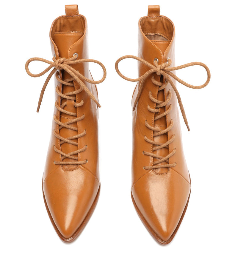 Steph Lace Up Leather Bootie Booties FALL 21