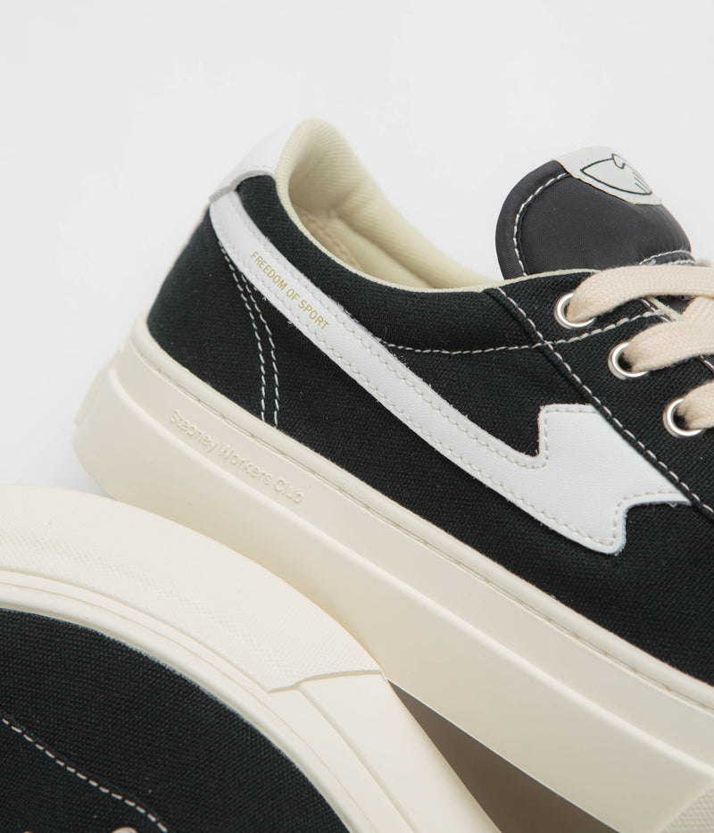Stepney Workers Club Dellow Canvas S-Strike Cup Shoes in Black and White