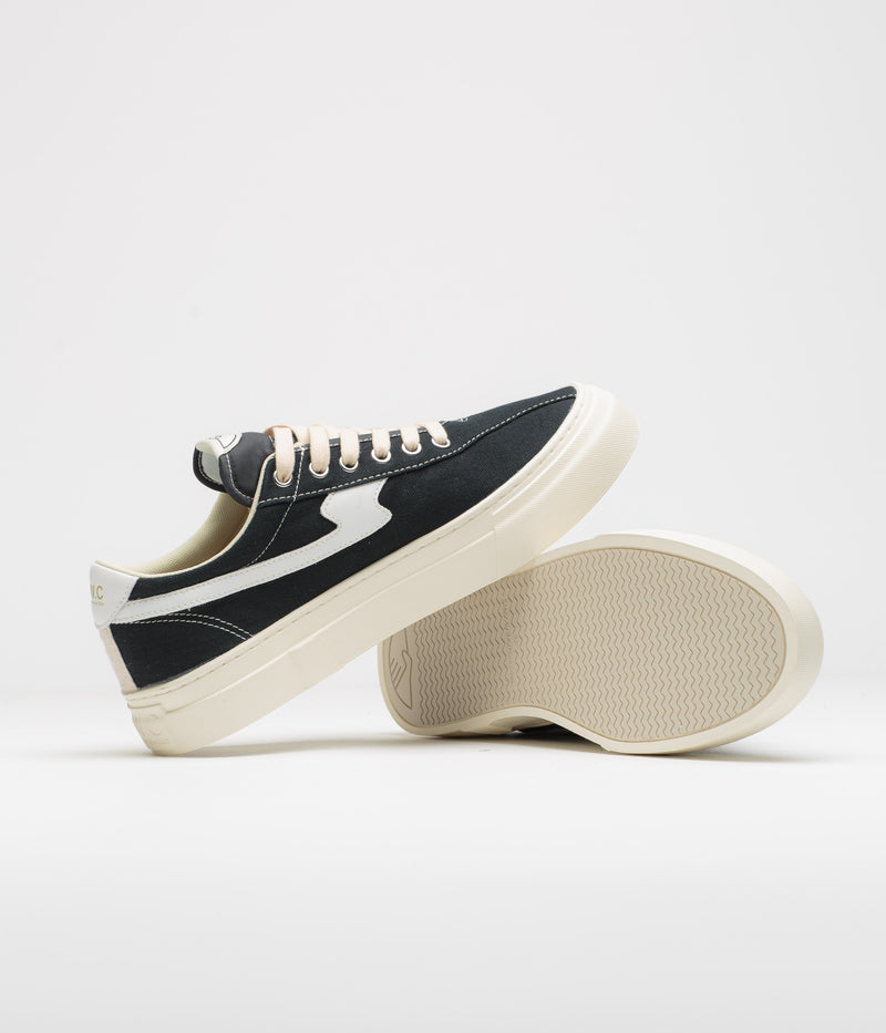 Stepney Workers Club Dellow Canvas S-Strike Cup Shoes in Black and White