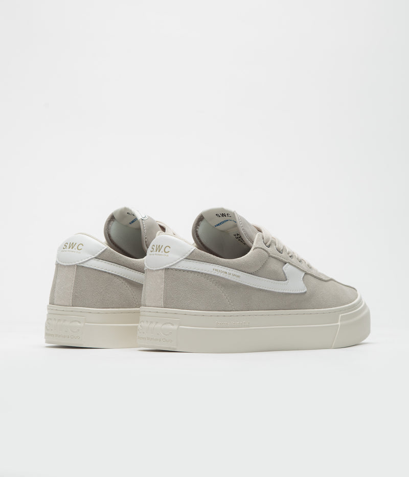Stepney Workers Club Dellow S-Strike Cup Shoes in Light Grey and White