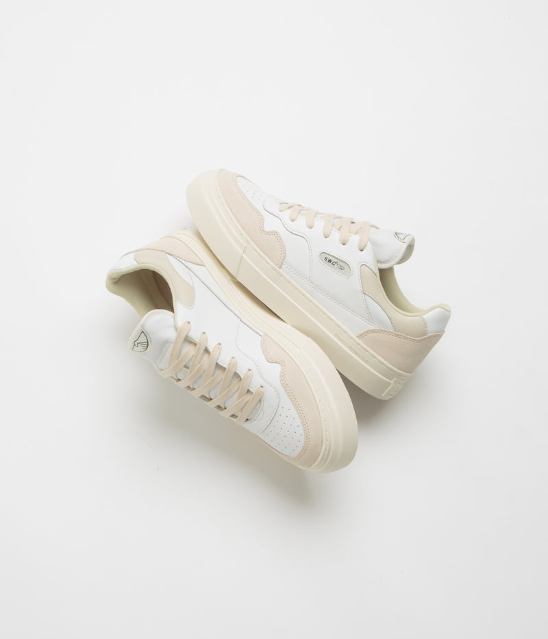 Stepney Workers Club Pearl Leather Shoes in Spring White