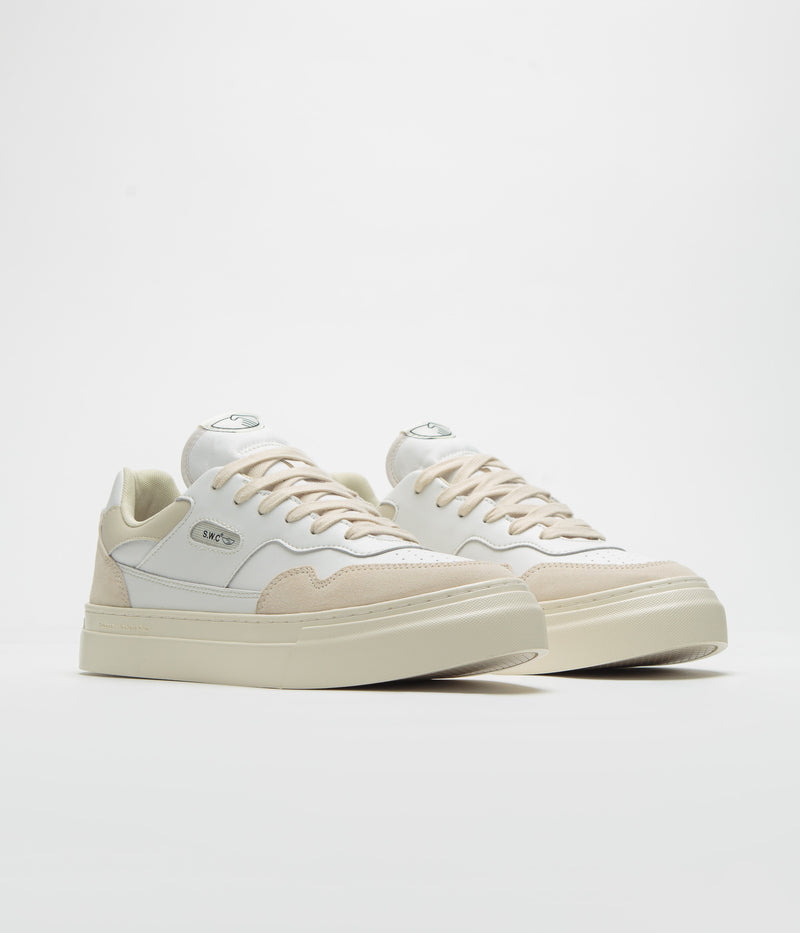Stepney Workers Club Pearl Leather Shoes in Spring White