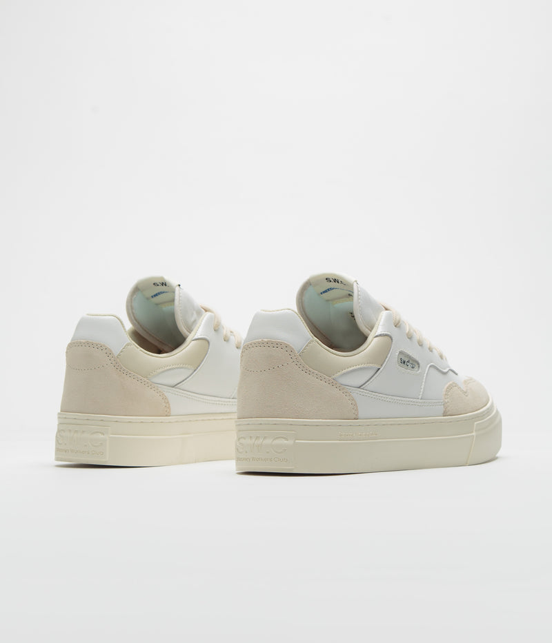 Stepney Workers Club Pearl Leather Shoes in Spring White