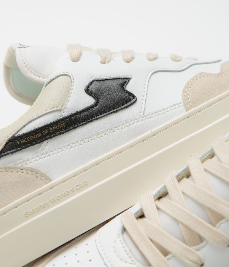 Stepney Workers Club Pearl S-Strike Leather Shoes in Spring Black