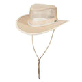 Stetson Hats Mesh Outback Hat for Men up to 2XL - Natural Safari Hat Stetson Hats STC205-NAT1 Natural Small