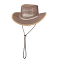 Stetson Hats Mesh Outback Hat for Men up to XXL - Mushroom Safari Hat Stetson Hats STC205MSHRM1 Mushroom Small