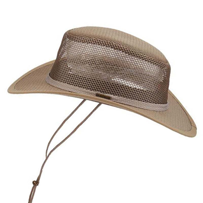 Stetson Hats Mesh Outback Hat for Men up to XXL - Mushroom Safari Hat Stetson Hats
