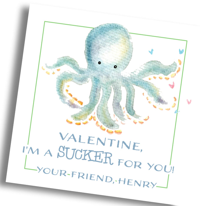 Sucker for You Valentine Card - Boy