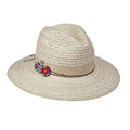 Summer Safari Hat with Bead Applique by Cappelli Straworld Safari Hat Cappelli Straworld csw290NT Natrual