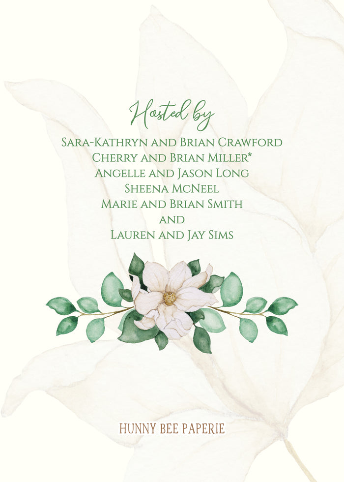 Summer Supper Invitation