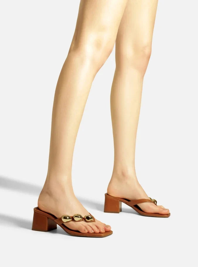 Sunny Leather Block Sandal Sandals SPRING 25