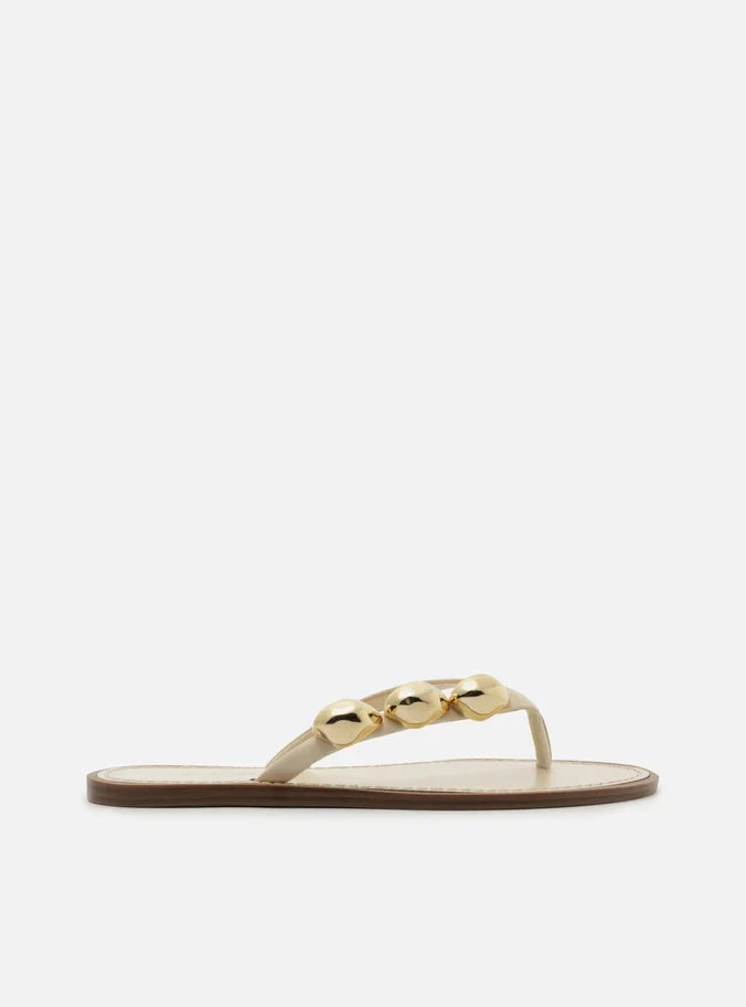 Sunny Leather Sandal Flats SPRING 25