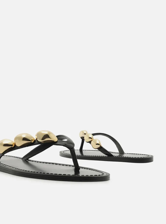 Sunny Leather Sandal Flats SPRING 25