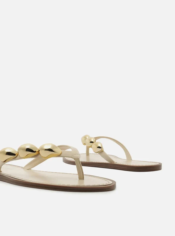 Sunny Leather Sandal Flats SPRING 25
