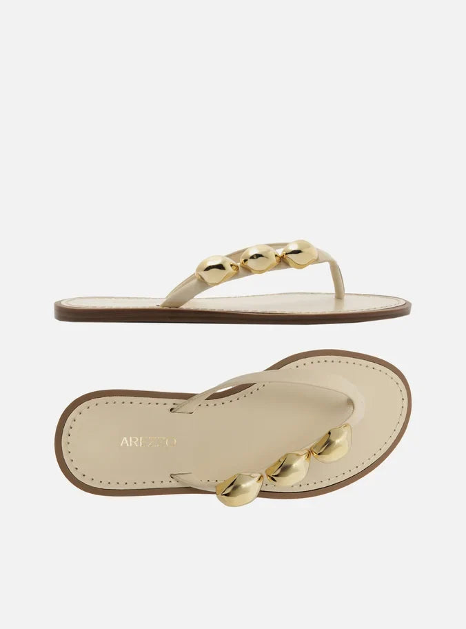 Sunny Leather Sandal Flats SPRING 25