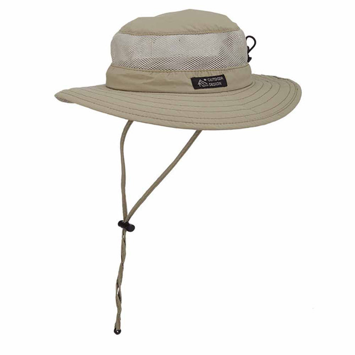 Supplex® Nylon Boonie with Chin Cord - DPC Global Hats Bucket Hat Dorfman Hat Co.