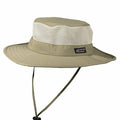 Supplex® Nylon Boonie with Chin Cord - DPC Global Hats Bucket Hat Dorfman Hat Co. MC2X-KH1 Khaki Small (55 cm)