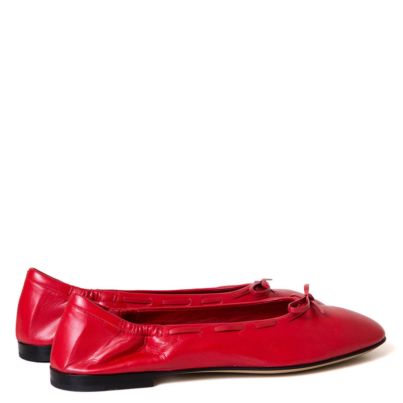 Sveta Women's Leather Ballerina Flat
