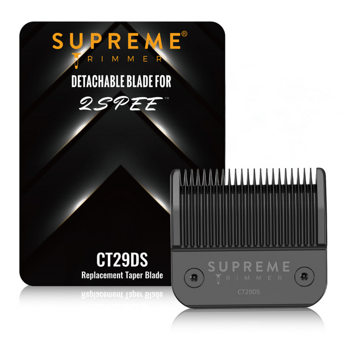 Supreme Trimmer CT29DS Taper Blade for 2SPEE Clipper with Retail Packaging