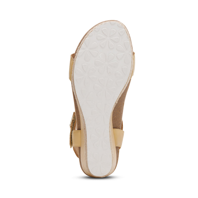 Sydney Quarter Strap Espadrille Wedge #color_butter