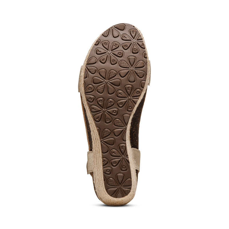 Sydney Quarter Strap Espadrille Wedge #color_champagne