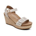 Sydney Quarter Strap Espadrille Wedge #color_ivory cutout
