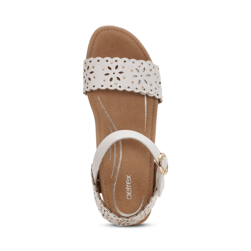Sydney Quarter Strap Espadrille Wedge #color_ivory cutout