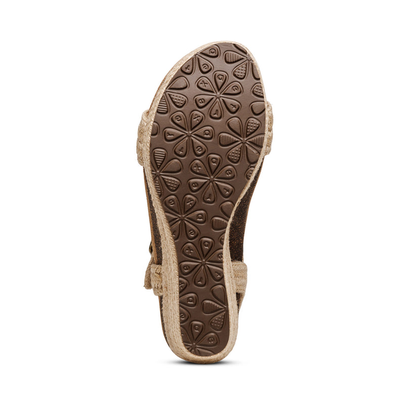 Sydney Quarter Strap Espadrille Wedge #color_natural