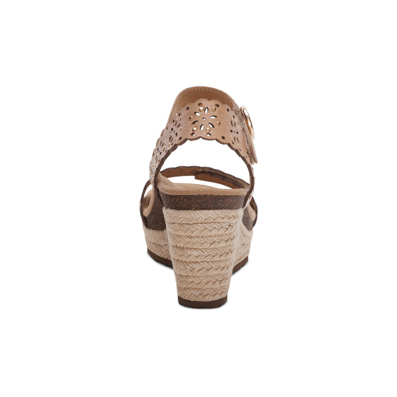 Sydney Quarter Strap Espadrille Wedge #color_sand-cutout