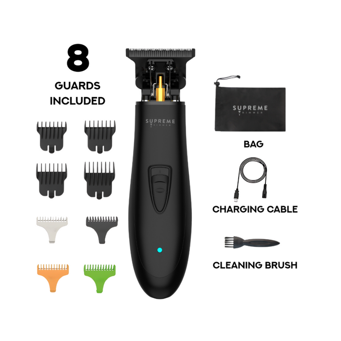 Supreme Trimmer T Shaper Professional Hair Trimmer Kit with 8 Guards and Accessories