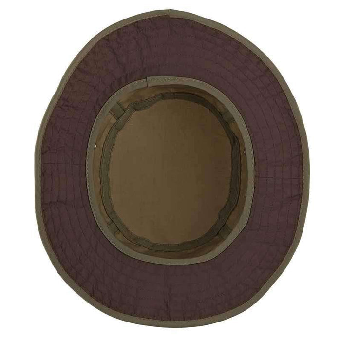 Taslon Boonie with Contrast Under Brim - DPC Outdoor Bucket Hat Dorfman Hat Co.