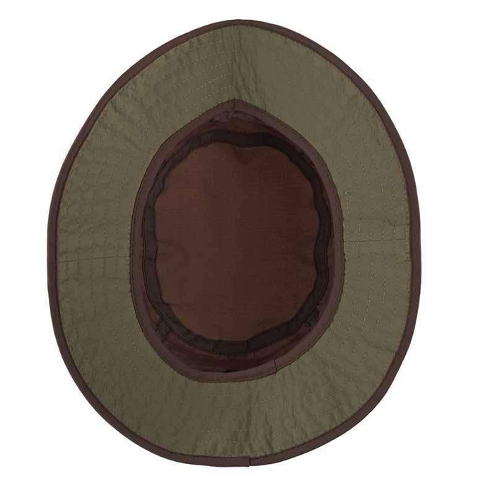 Taslon Boonie with Contrast Under Brim - DPC Outdoor Bucket Hat Dorfman Hat Co.