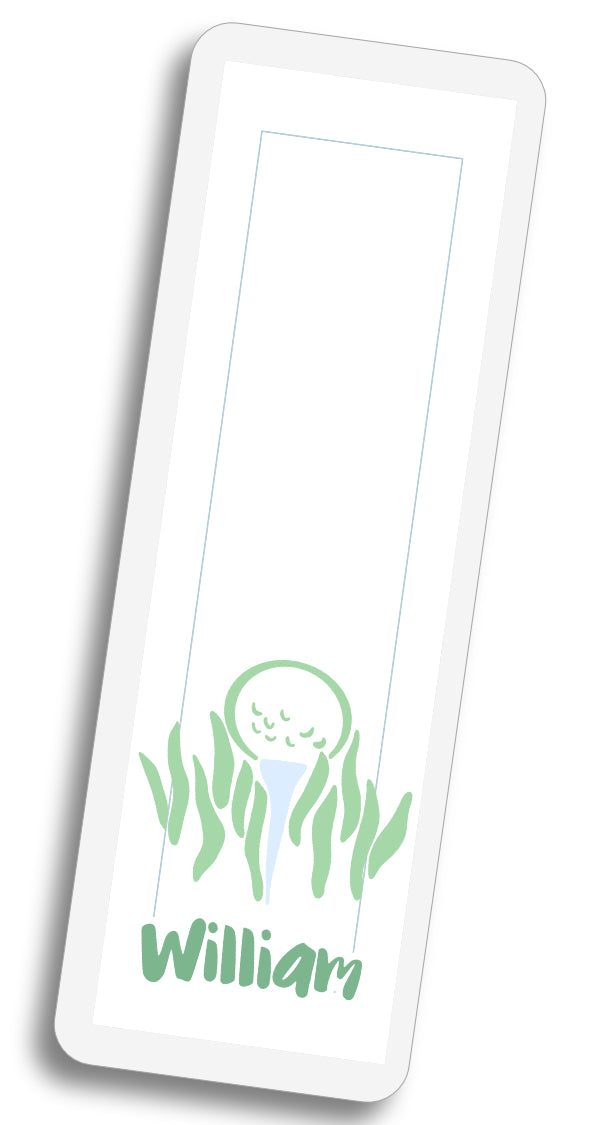 TBBC Golf Bookmark
