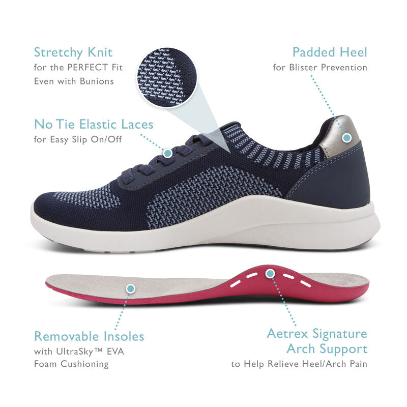 Teagan Arch Support Sneaker #color_oatmeal