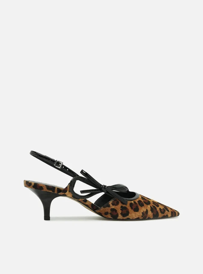 Tessa Mid Stiletto Leather Pump Pumps PRE FALL 25