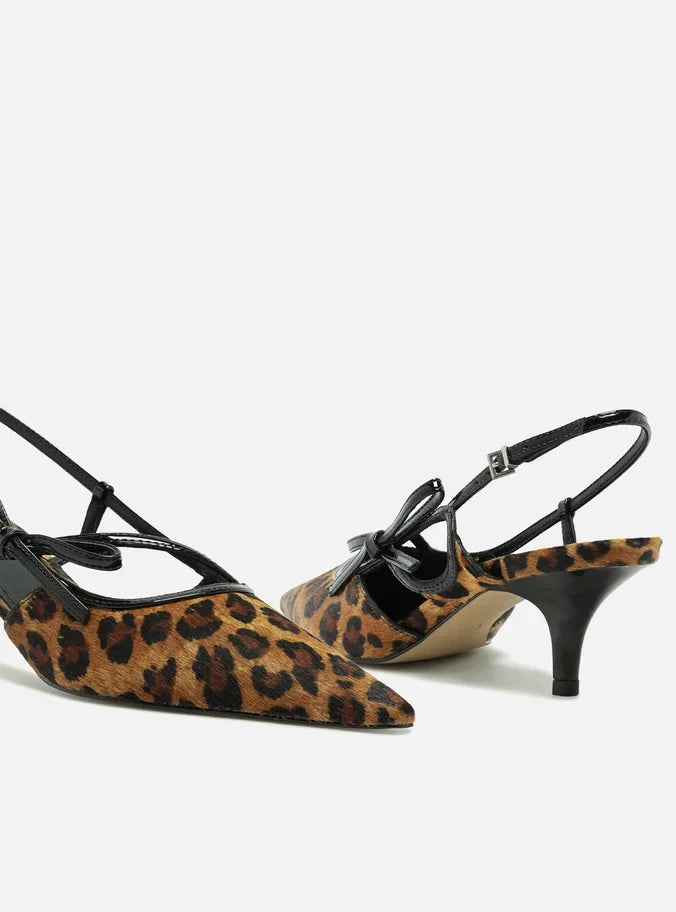 Tessa Mid Stiletto Leather Pump Pumps PRE FALL 25
