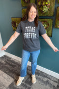 Texas Forever Heather Black Top - Lyla's: Clothing & Gifts - Online and Rockwall Texas Boutique