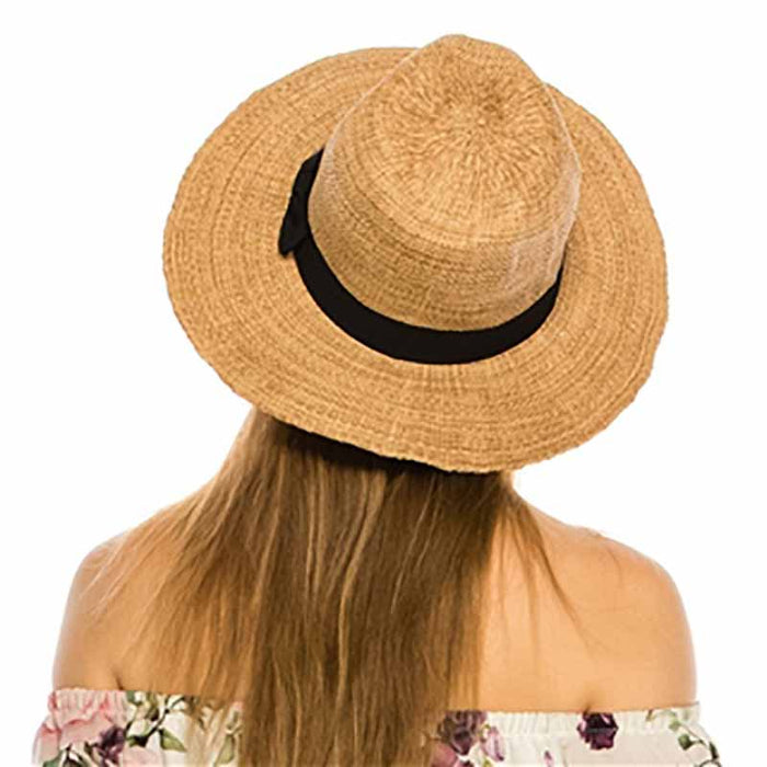 Textured Bangkok Toyo Panama Hat - Boardwalk Style Safari Hat Boardwalk Style Hats