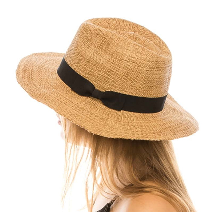 Textured Bangkok Toyo Panama Hat - Boardwalk Style Safari Hat Boardwalk Style Hats